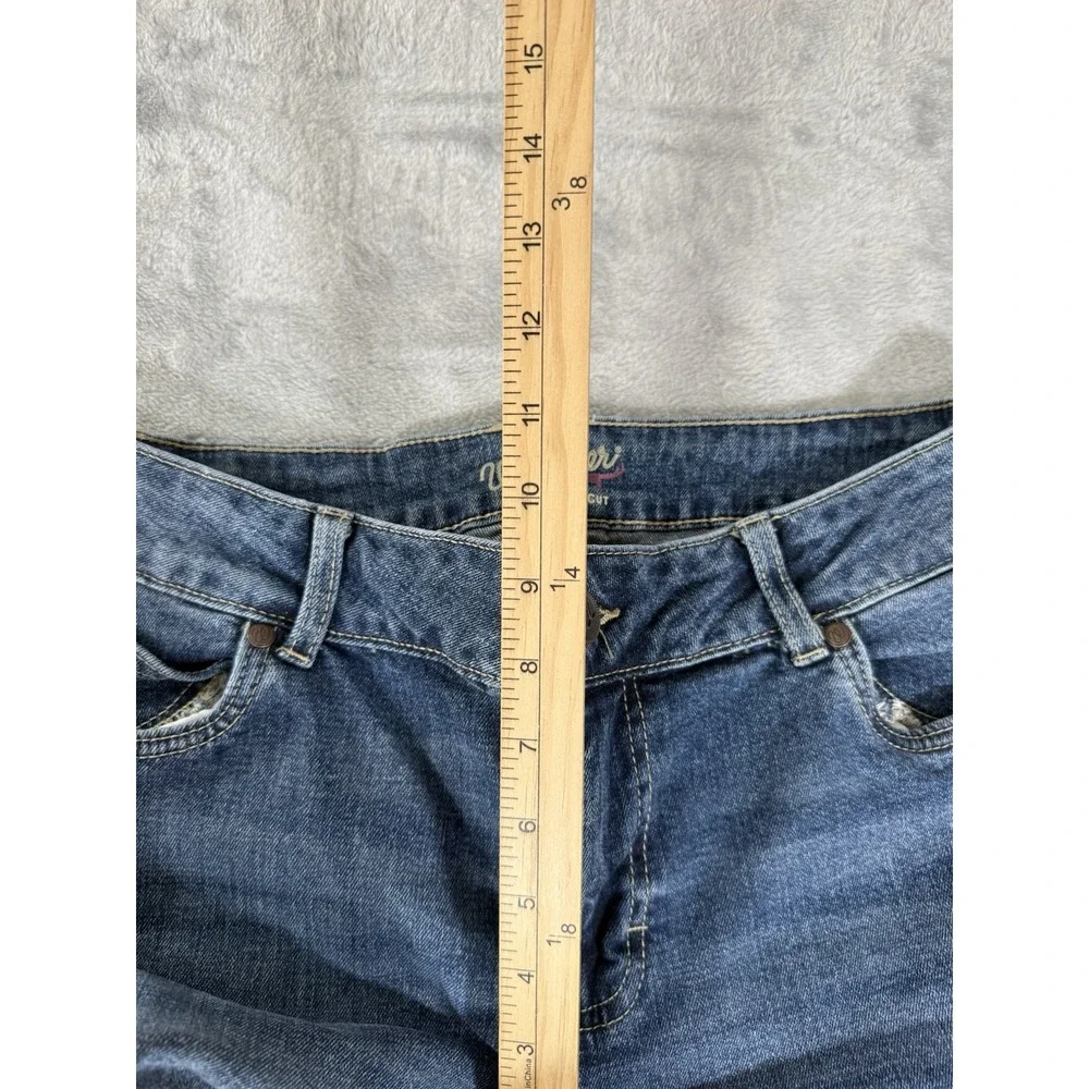 Wrangler Jeans Womens 11x34 Blue Denim‎ Retro Mae Bootcut Western Flare